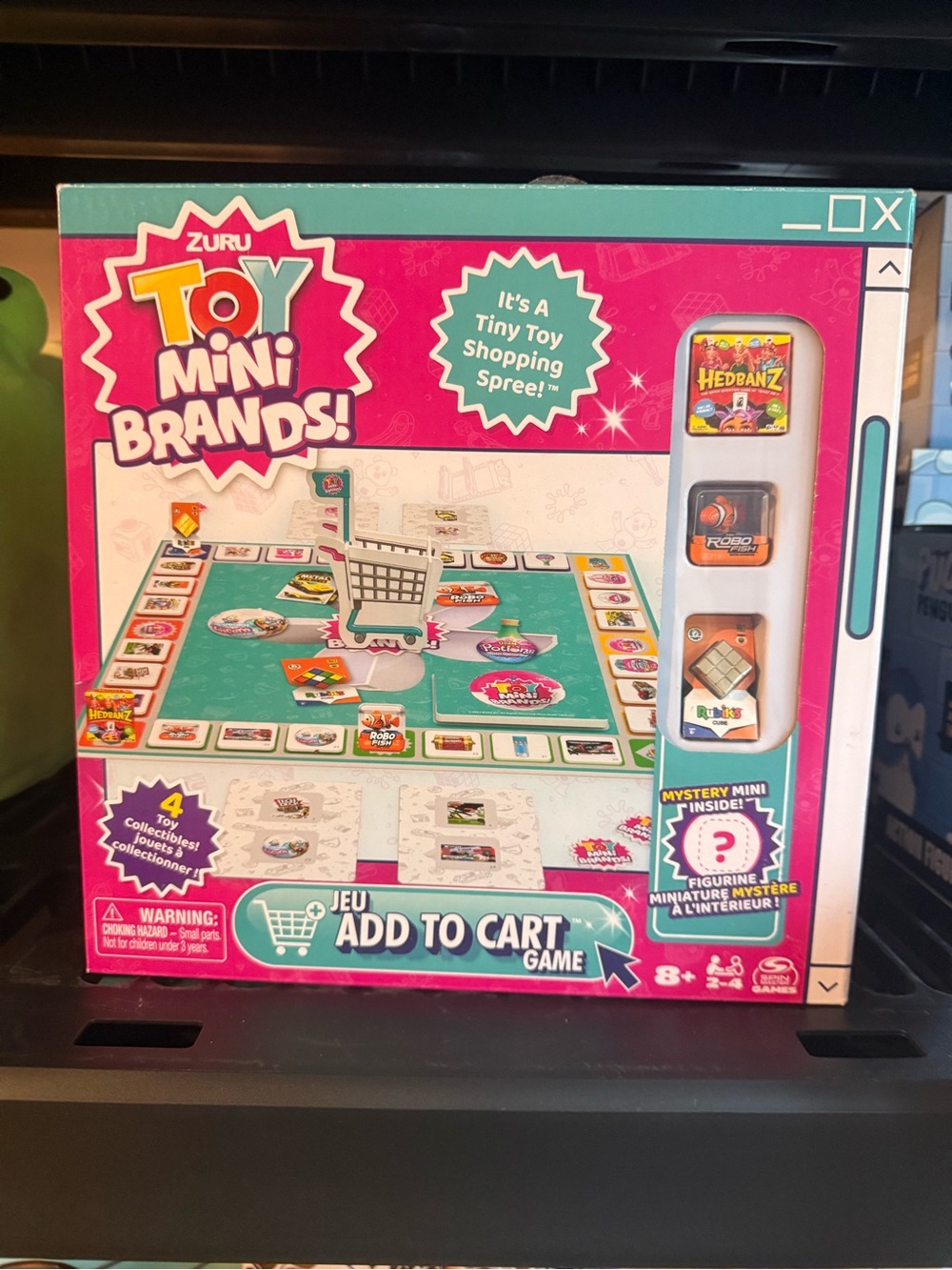 Zuru Toy Mini Brands Add To Cart Game - Pink/Teal new